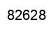 Number 82628 black image