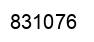 Number 831076 black image