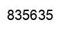 Number 835635 black image