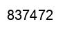 Number 837472 black image