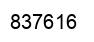 Number 837616 black image