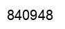 Número 840948 imagen negro