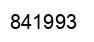 Number 841993 black image