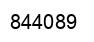 Number 844089 black image