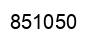 Número 851050 imagen negro