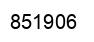 Number 851906 black image
