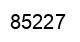 Number 85227 black image
