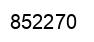 Número 852270 imagen negro
