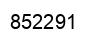Number 852291 black image