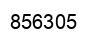 Number 856305 black image