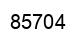 Number 85704 black image