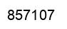 Number 857107 black image