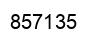 Number 857135 black image