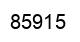 Number 85915 black image