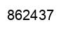 Number 862437 black image