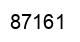 Number 87161 black image