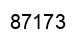 Number 87173 black image