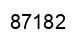 Número 87182 imagen negro