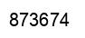 Número 873674 imagen negro
