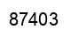Number 87403 black image