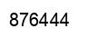 Number 876444 black image