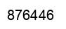 Number 876446 black image