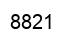 Number 8821 black image