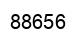 Number 88656 black image