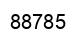 Number 88785 black image