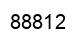 Número 88812 imagen negro