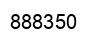 Number 888350 black image