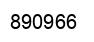 Number 890966 black image