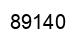 Number 89140 black image