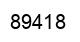 Número 89418 imagen negro