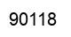 Number 90118 black image