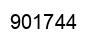 Number 901744 black image