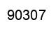 Number 90307 black image