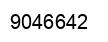 Number 9046642 black image