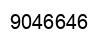 Number 9046646 black image