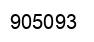 Number 905093 black image