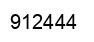 Number 912444 black image