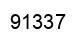 Number 91337 black image