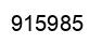 Number 915985 black image