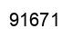 Number 91671 black image