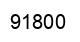 Número 91800 imagen negro