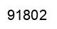 Número 91802 imagen negro