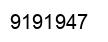 Number 9191947 black image