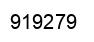 Number 919279 black image