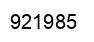 Número 921985 imagen negro