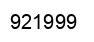 Number 921999 black image